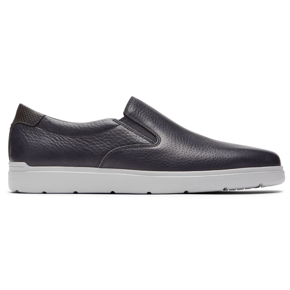 Rockport Total Motion Lite Slip-On - Mens Sneakers - Black - NZ (JDE-964285)